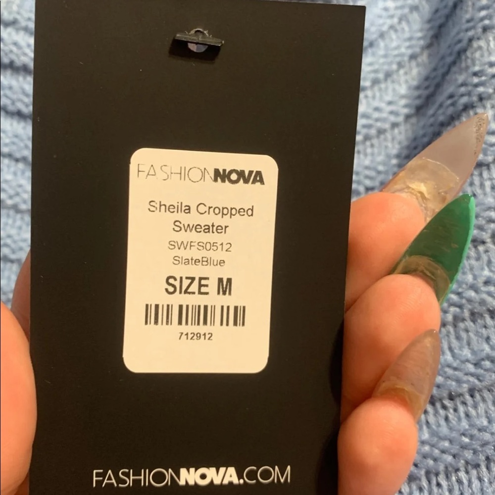 Fashion nova cropped sweater